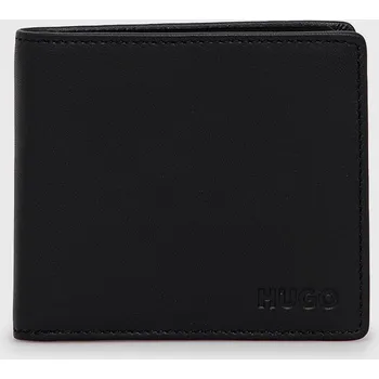 Peněženka Kožená peněženka HUGO Subway_4 cc coin 50470760 černá 99X, vel. ONE SIZE