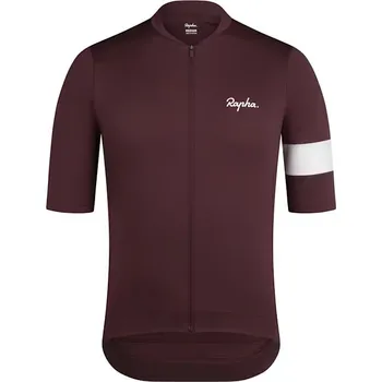 Cyklistické oblečení Rapha dres CORE Brown/White Varianta: XL