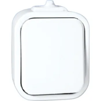 vypínač Tlačítkový ovládač IP44 na omítku hnědá