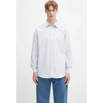 Pánská košile Bavlněná košile No Problemo No Problemo LS Stripe Shirt NP4010103 modrá 55X, vel. XL