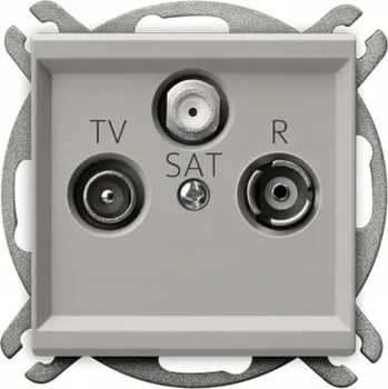 Elektrická zásuvka ANTÉNNÍ ZÁSUVKA RTV-SAT PRŮCHOZÍ 1,2dB OSPEL SONATA GPA-RSP/m/82 KAŠMÍR