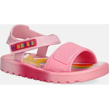 Dívčí sandály Dětské sandály Melissa COLORS BB M.37105 růžová 30X, EUR 25/26