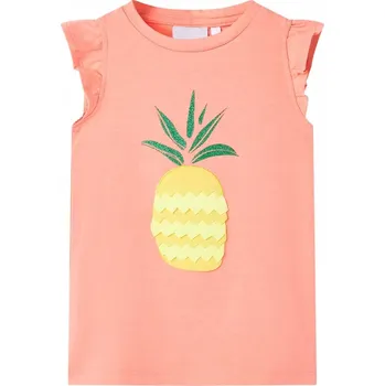 Chlapecké tričko Dětské tričko neonově korálové 128 - 8721012008588