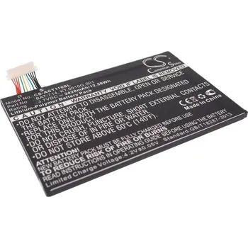 Baterie k tabletu Baterie Cameron Sino CS-ACT110SL, Li-Polymer, 3420