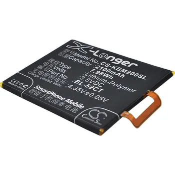 Baterie pro mobilní telefon Baterie Cameron Sino CS-KBM200SL, Li-Polymer, 2100