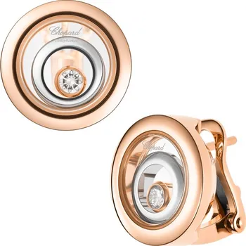 Náušnice Zlaté Náušnice Chopard Happy Spirit 848230-9001 2020612