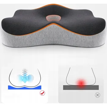 Polštář POLŠTÁŘ 40X34,5 CM Z PAMĚŤOVÉ PĚNY PROTI PROLEŽENINÁM S PRUŽINOU