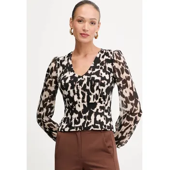 Dámská halenka Halenka Morgan TRITA hnědá 89X, vel. M