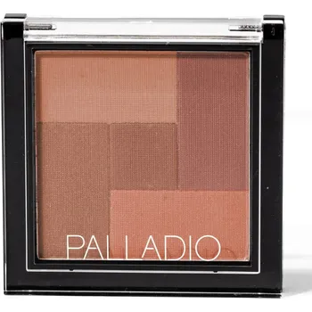 Přípravek na tvář Palladio Beauty Group Mozaiková tvářenka 2v1 SPICE 8g - pudr s tvářenkou a bronzerem dodává pleti nezbytný lesk