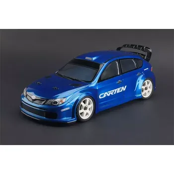 RC náhradní díl CARTEN WRX 1/10 TC 190mm čírá lexanová karosserie včetně světelných parabol