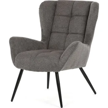 Křeslo Křeslo ušák LIKAM - látka, více barev Barva: šedá