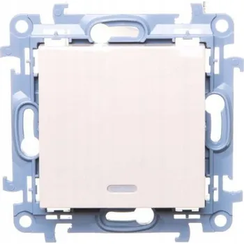 vypínač Jednopólový vypínač pod omítku Kontakt-simon krémový CW1L.01/41