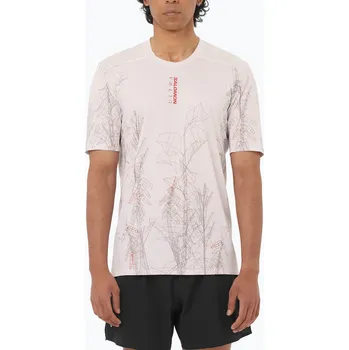 Pánské tričko Pánské běžecké tričko Salomon S/Lab Ultra Tee Aop lilac ash