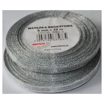 Set školních potřeb Wstążka brokatowa srebrna 6mmx22m