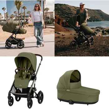 Kočárek CYBEX Talos S Lux Kočárek od narození Taupe Moss Green