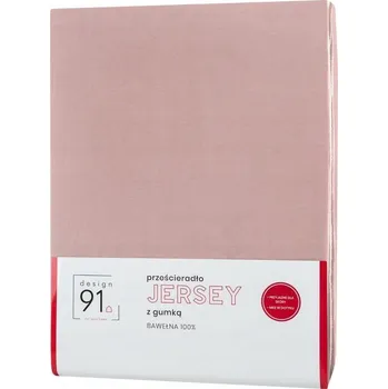 Prostěradlo Prostěradlo Jersey s gumou 140x200 cm Pudrové