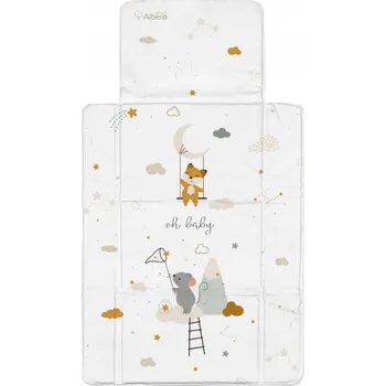 Přebalovací podložka Měkká přebalovací podložka Albero MIO 45 x 80 cm šedá