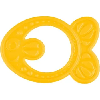 CANPOL BABIES elastické kousátko ZVÍŘÁTKA Ryba/Žlutá