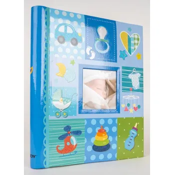 Fotoalbum FANDY Fotoalbum samolepicí 22,5x28 cm 60 stran dětské Meadow 1 modré
