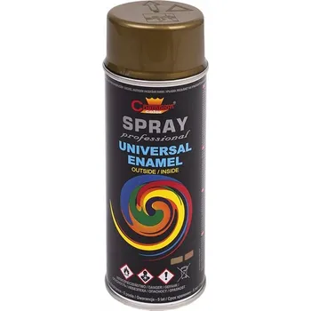 Barva ve spreji Zlatý sprej Email Barva ve spreji Lak 400ml Champion Color