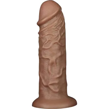 Dildo Lovetoy Chubby - realistické dildo s přísavkou - 25 cm (naturální)