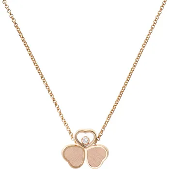 Náhrdelník Zlatý Přívěsek Chopard Happy Hearts 81A083-5711