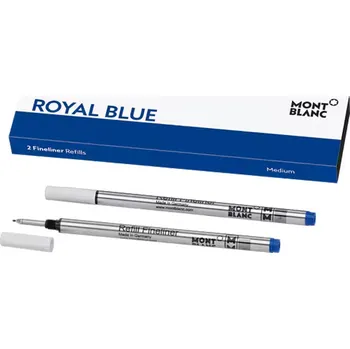 Náplň do psacích potřeb Montblanc 2x náhradní náplně M do finelineru, Royal Blue MB128249