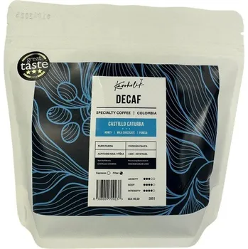Káva KÁVOHOLIK Kolumbia Popayan Decaf na filter, 200 g