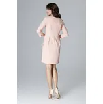 Lenitif Šaty L004 Růžová Regular Fit L