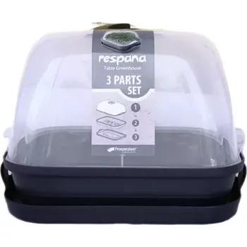 Sadbovač Černý plastový zahradní sadbovač GH76 - 25,7 x 19,5 x 19 cm