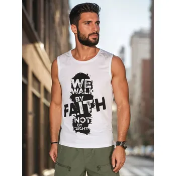 Pánské tričko Pánské tílko RX5657 Barva: Bílá, Velikost: XL