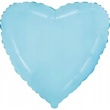 Balónek Fóliový balónek 18" FX - Srdce (jemně modré), balený