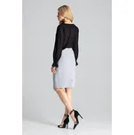 FIGL Sukně M688 Šedá Regular Fit XL