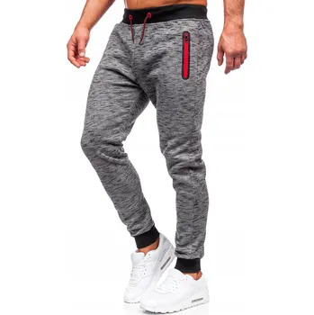 Denley pánské tepláky šedé velikost M