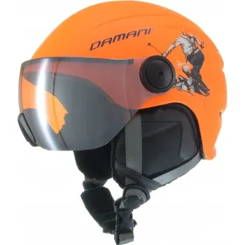 Damani Dětská lyžařská helma Damani-Skier Visor CO3 oranžová Oranžová 52-54