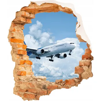 Obraz Samolepící Nálepka s 3D Efektem - Letecký Objev, 85x100 cm