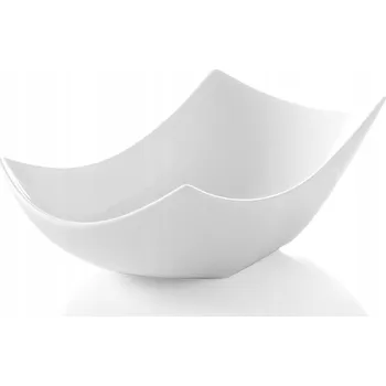 DEKORATIVNÍ MISKA NA POCHUTINY PORCELÁNOVÁ BÍLÁ OVÁLNÁ 290ML HENDI