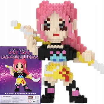 ostatní stavebnice KPOP LOVCI DÉMONŮ STAVEBNICE 3D FIGURKA MIRA 1500 DÍLKŮ LOVKYNĚ DÉMONŮ