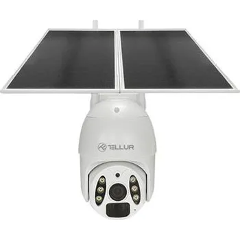 Tellur WiFi Smart solární kamera 20W, Ultra HD 2K, Pan &amp; Tilt, IP65, PIR, outdoor, bílá