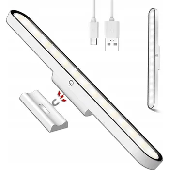 LED páska 200LM LED pásek se třemi teplotami barev, dobíjecí přes USB, 32*3,5 cm