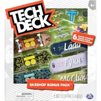 autíčko Tech Deck skateshop 6ks s příslušenstvím Plan B
