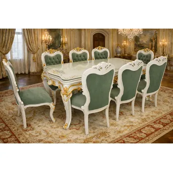 Jídelní set Zámecký jídelní set - 9 částí - masiv