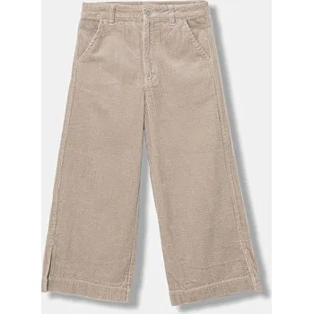 Dětské manšestrové kalhoty United Colors of Benetton 4IZWCF05A.G.Seasonal hnědá 84X, vel. 122