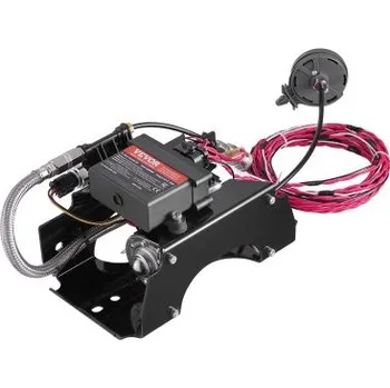 Kompresor Sada ovladače vzduchového tlumiče , 12V 100PSI bezdrátový palubní vzduchový kompresor, sada kompresoru vzduchového odpružení s jednocestným systémem, hustilkou a vzduchovým potrubím pro nákladní automobily a dodávky