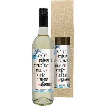 Víno Dárkové víno - Tatínek - Chardonnay 0,75