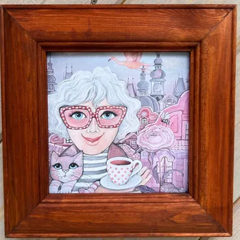 Zahradní dekorace Zuzana Honsová Nechci je sundat 23 x 23 cm