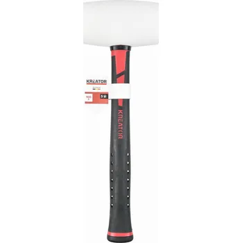 Palice Gumová palice bílá 900g - Sklolaminátová násada KREATOR KRTH90706