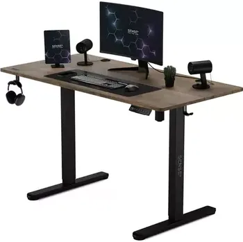 SENSE7 Nojo Pracovní stůl černá-dub (5902659844682)