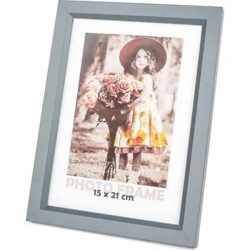Rám na obraz FANDY Bevel 15x21 4 šedý