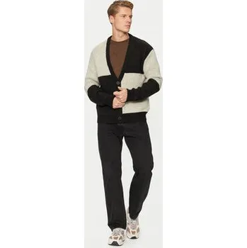 Dámský svetr Solid Kardigan Manning 21108282 Černá Regular Fit M